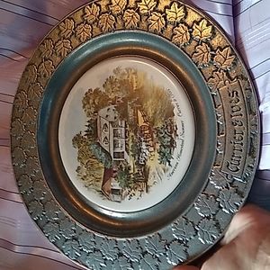 Wall plate currier & ives